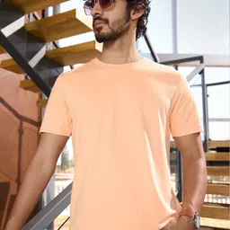 The Souled Store Round Neck Short Sleeves Regular Fit Supima Cotton T-shirt-picture-16