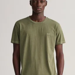 GANT Round Neck Short Sleeves Relaxed Fit Pure Cotton T-shirt image 1