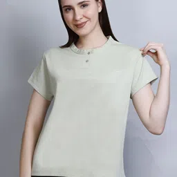 CUPID Women Polo Collar Pockets T-shirt image 1
