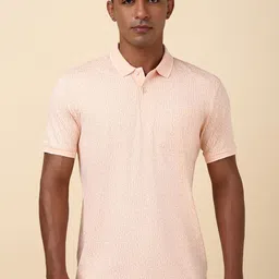Allen Solly Men Abstract Printed Polo Collar Cotton T-shirt-picture-17