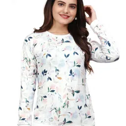 VGHCFASHION Women Printed Woollen Pockets T-shirt-picture-24