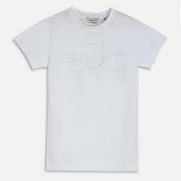 GANT Boys Typography Printed Cotton T-shirt image 1