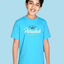 NUSYL Boys Graphic Printed Round Neck T-shirt-picture-28