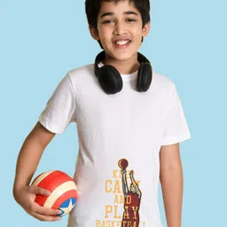 NUSYL Boys Typography Printed Round Neck T-shirt-picture-34