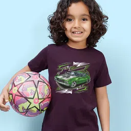 NUSYL Boys Graphic Print Round Neck T-shirt-image-27