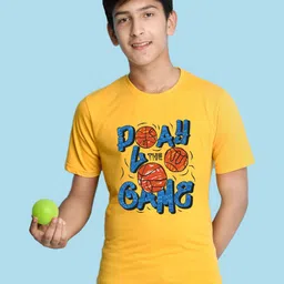 NUSYL Boys Typography Printed Round Neck T-shirt-picture-23