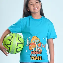 NUSYL Girls Graphic Printed Oversized T-shirt-image-54