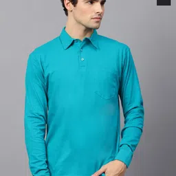 Fleximaa Men 2 Polo Collar Pure Cotton Pockets T-shirt-image-35