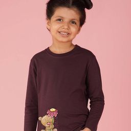 NUSYL Girls Graphic Printed Casual T-shirt-picture-39