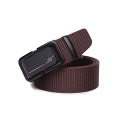 HENEDA Men Textured Auto-Lock Buckle Belt image 1