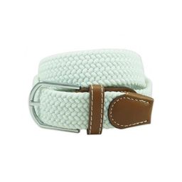 The Tie Hub Men Blue Textured Belt-picture-8