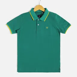 Allen Solly Junior Boys Polo Collar Short Sleeves Cotton Casual T-shirt-image-73