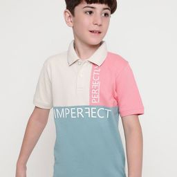 Octave Boys Colourblocked Polo Collar T-shirt-picture-39
