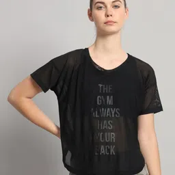 MKH Women Typography Printed Round Neck T-shirt-image-74