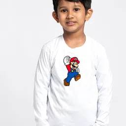 Friskers Boys Printed Long Sleeves Round Neck Regular Fit Cotton T-shirt-picture-11