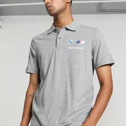 PUMA Motorsport BMW M Printed Polo Collar Cotton T-shirt-picture-12