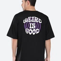 Mad Over Print Typographical Printed Oversized Cotton T-shirt-picture-25