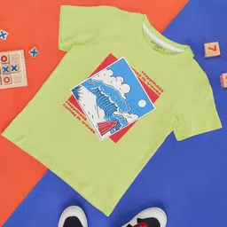 Pantaloons Junior Boys Graphic Printed Cotton T-shirt-picture-46