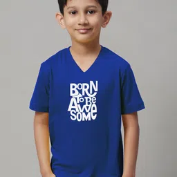 Friskers Boys Typography Printed Bio Wash Pure Cotton Casual T-Shirt-picture-32