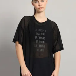 MKH Women Typography Printed Round Neck T-shirt-image-75