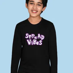 NUSYL Boys Typography Printed Pure Cotton T-shirt-picture-25