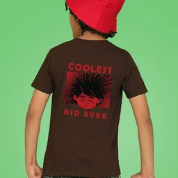 NUSYL Boys Graphic Print Round Neck T-shirt-image-24