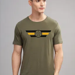 ADRO Men Printed Applique T-shirt-picture-30