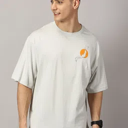THE HOLLANDER Men Back Printed Oversized Round Neck T-shirt-image-14