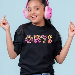 NUSYL Typography Printed Drop-Shoulder Sleeves Oversized T-shirt-picture-52