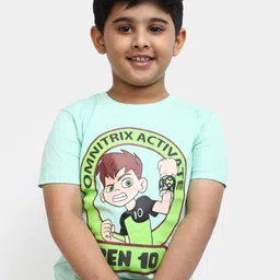 V-Mart Boys Ben 10 Printed Cotton T-shirt-picture-15