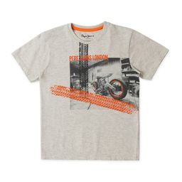Pepe Jeans Boys Biker Printed Cotton T-shirt-picture-18