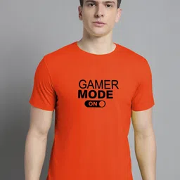 FBAR Typography Printed Round Neck Cotton T-shirt-image-66