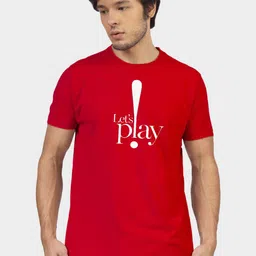 Greylongg Men Typography Printed Round Neck Cotton T-shirt-image-31