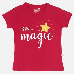 Bodycare Girls Typography Printed Cotton T-shirt-picture-42
