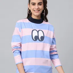 The Dry State Striped Oversized Cotton T-shirt-image-74