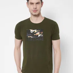Pepe Jeans Men Olive Green Graphic Printed T-shirt-picture-25