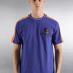 Breakbounce Round Neck Drop-Shoulder Sleeves Cotton T-shirt-picture-35