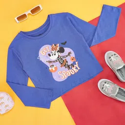 Pantaloons Junior Girls Minnie Mouse Printed T-shirt-picture-0