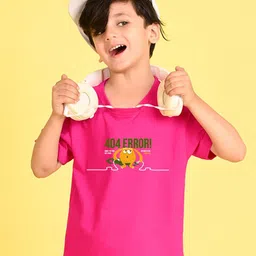 NUSYL Boys V-Neck Extended Sleeves Applique T-shirt-picture-43