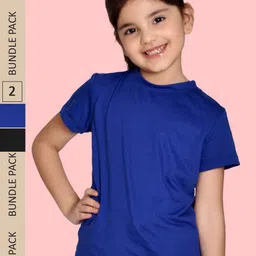 NUSYL Pack Of 2 Girls Cotton T-shirts-picture-54