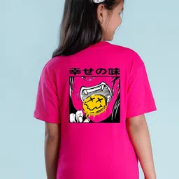 NUSYL Girls Printed Oversized T-shirt-picture-41