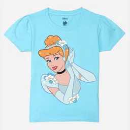 YK Disney Girls Cinderella Printed Pure Cotton T-shirt-picture-42