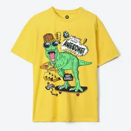 YK Boys Typography Printed Pure Cotton T-shirt-picture-48