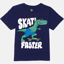 YK Boys Typography Printed Pure Cotton T-shirt-picture-25