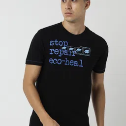 Wildcraft Typography Printed Cotton Anti Odour T-shirt-picture-21