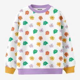 BONKIDS Girls  Floral Printed Sweatshirt-image-62