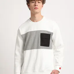 THE BEAR HOUSE Striped Round Neck Sweatshirt-picture-29