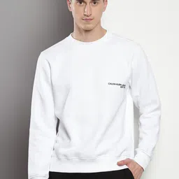 calvin klein jeans Calvin Klein Typography Printed Cotton Pullover-picture-26