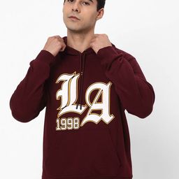 R&B Typography Printed Hooded Cotton Sweatshirt-picture-21