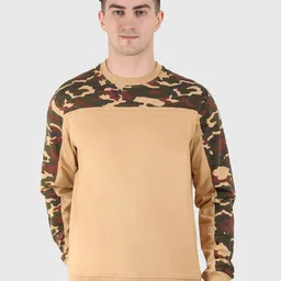 Y&I Men Printed Round Neck Cotton Sweatshirt-picture-39